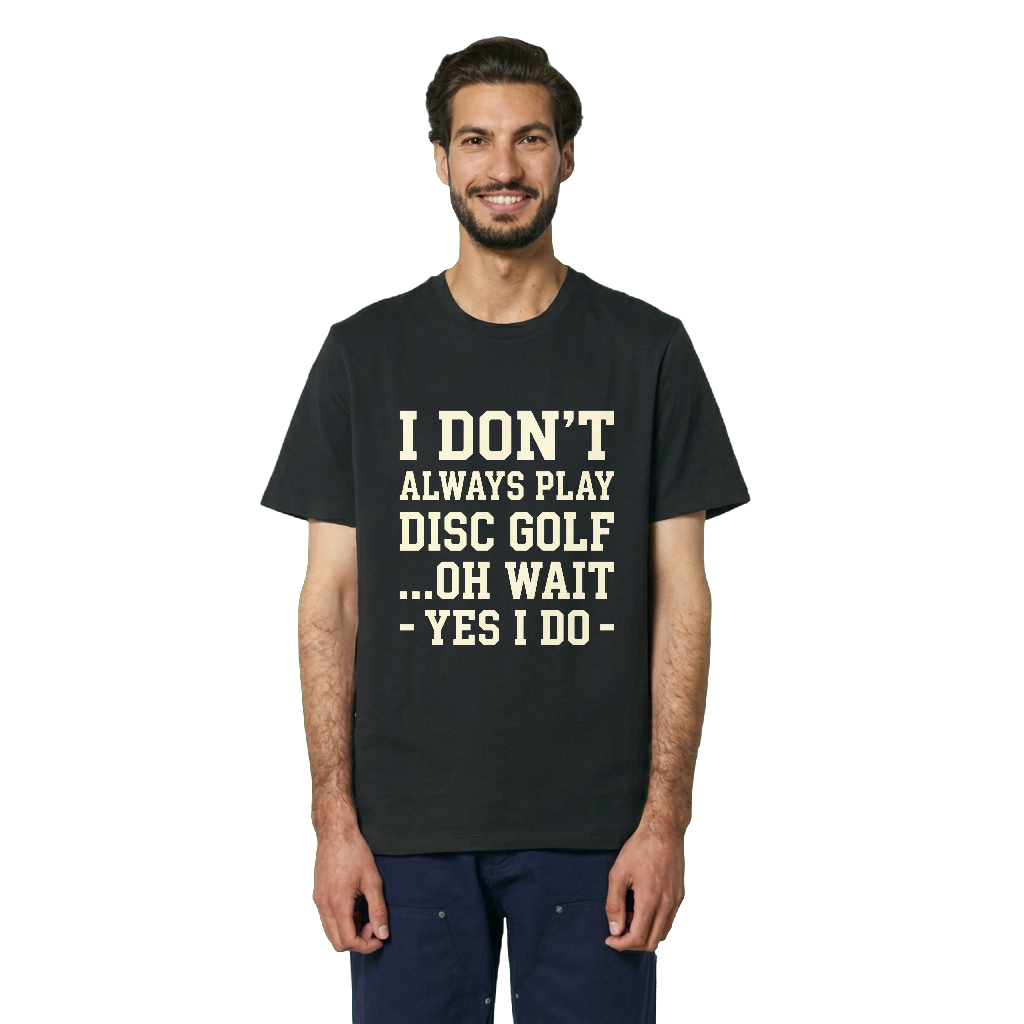 Always Playing Discgolf T-shirt Black