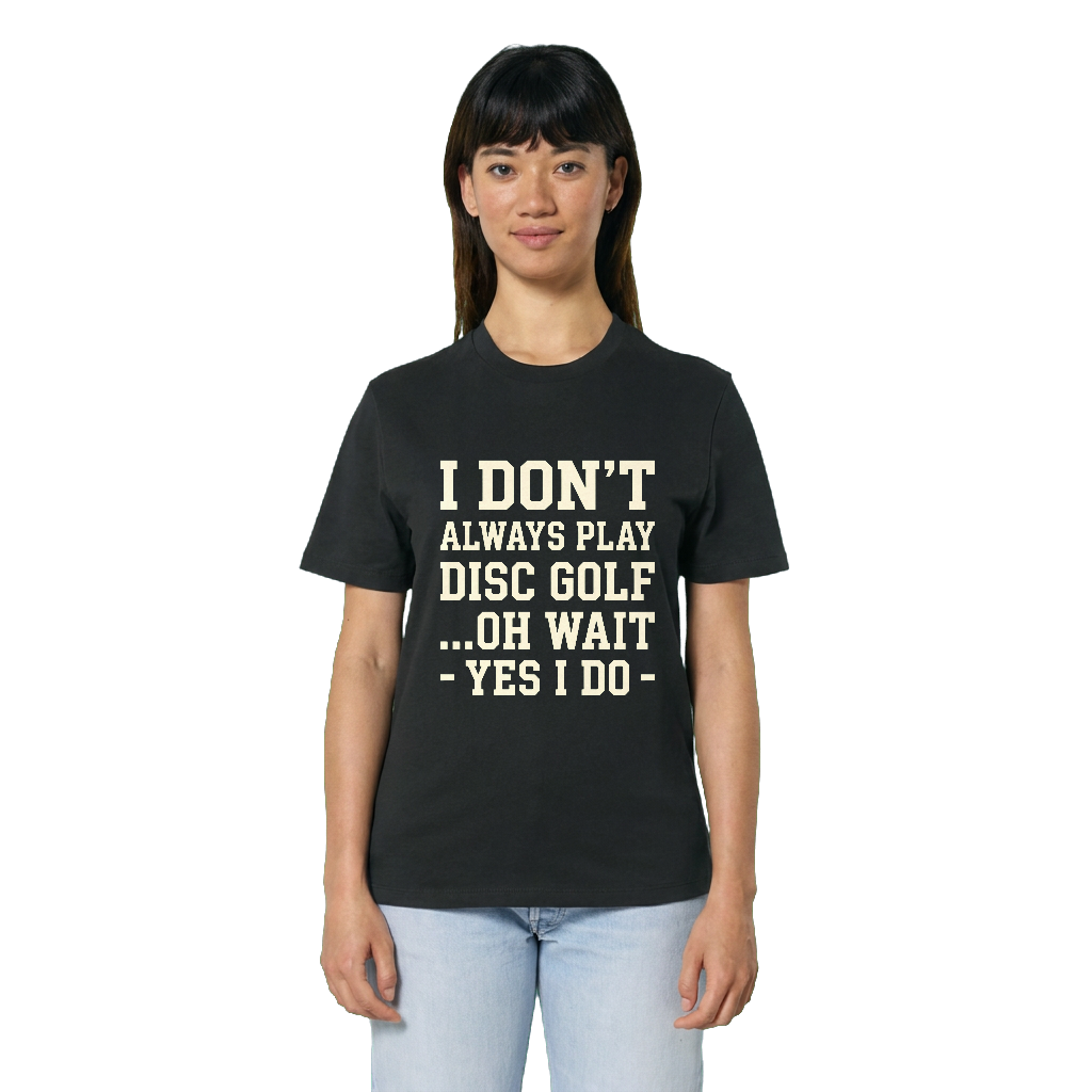 Always Playing Discgolf T-shirt Black