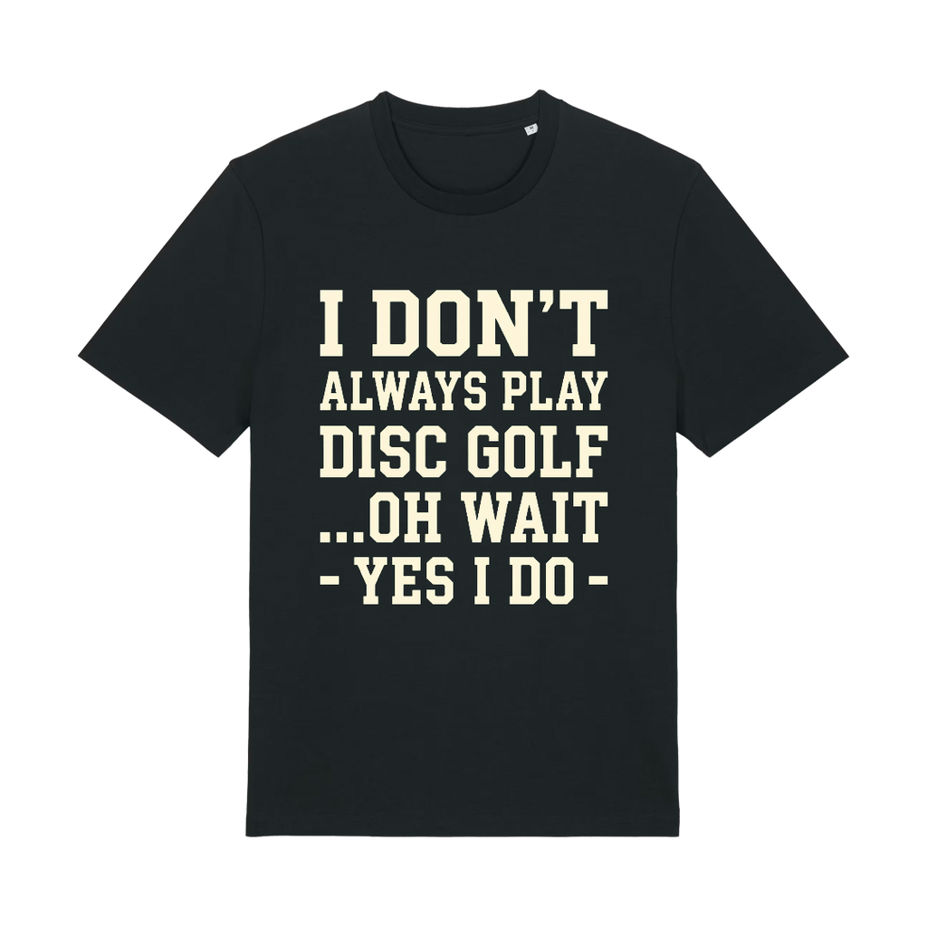 Always Playing Discgolf T-shirt Black