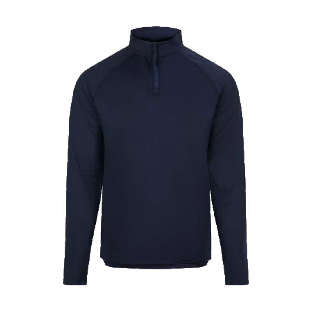 Designad halv-zip funktion