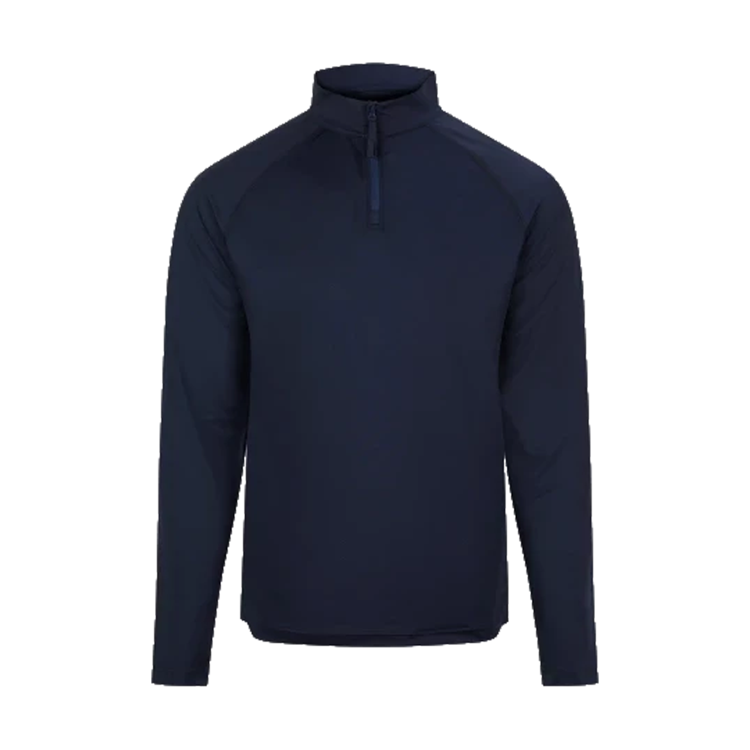 Designad halv-zip funktion