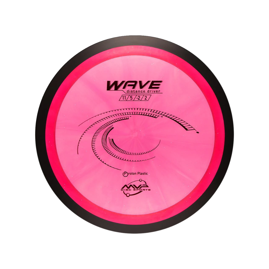 Proton Wave - Rosa med svart kant