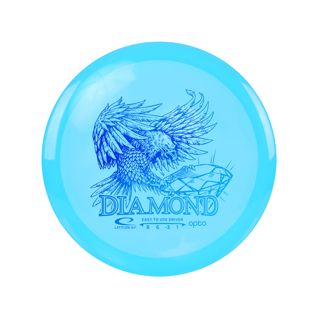 Opto Diamond - Ljusblå