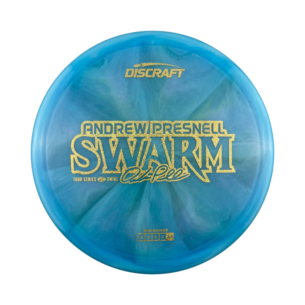 Z Swirl Swarm - Andrew Presnell 2025 - Blå