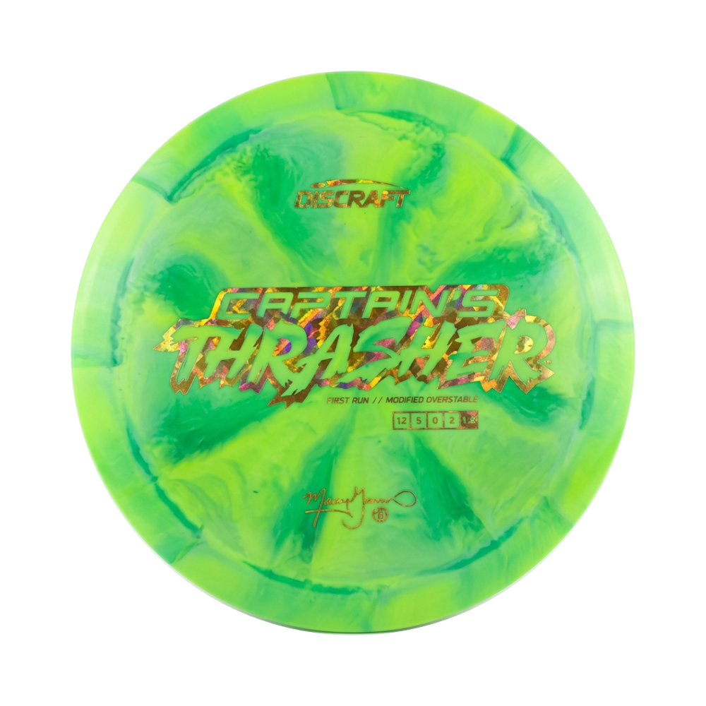 Captain's Thrasher - Missy Gannon - Grön/Gul marmorerad