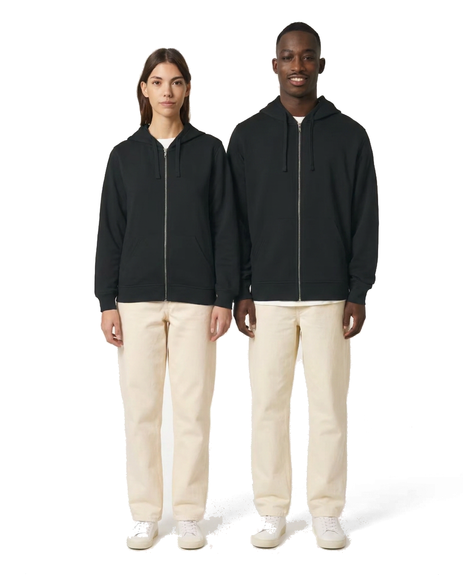 Modellbild Zip hoodie
